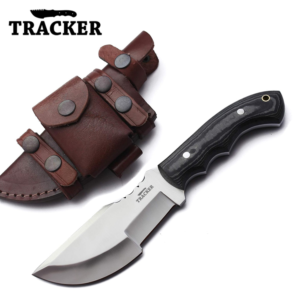 Handmade G10 Handle D2 Tool Steel Tactical Knife - Tracker Knives