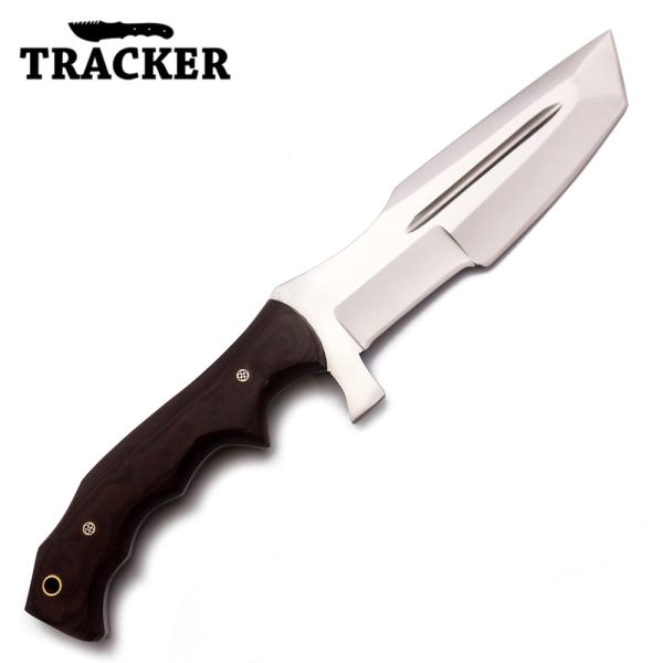 Handmade Tracker Knife D2 Steel Hunting Knife G10 Handle