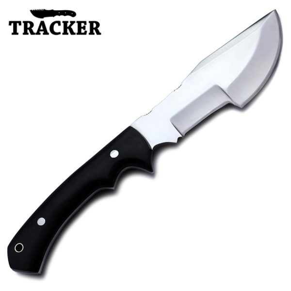 Handmade D2 Steel Tracker Hunting Knife with G10 Handle