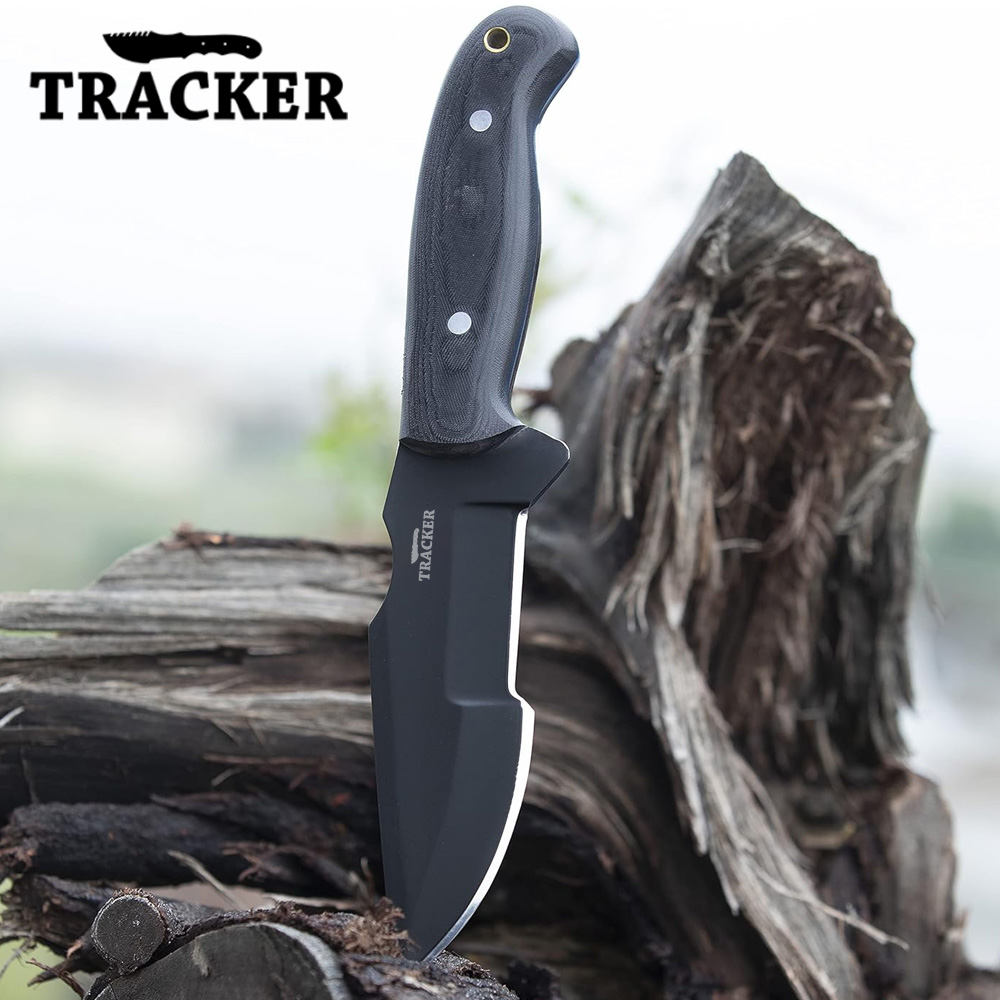 Tracker Knife D2 Steel with Micarta Handle - Tracker Knives