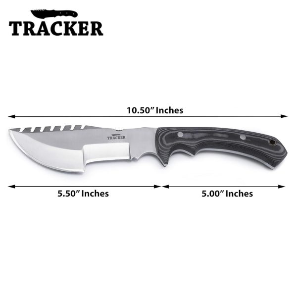 Handmade D2 Tool Steel Tactical Hunting Tracker Knife