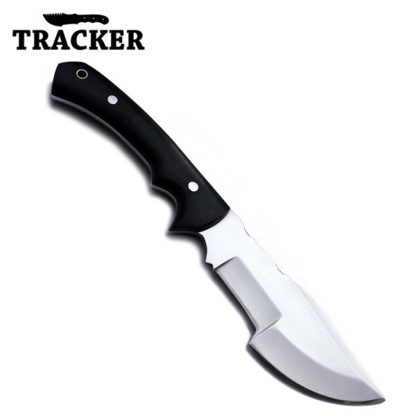 Handmade D2 Steel Tracker Hunting Knife with G10 Handle