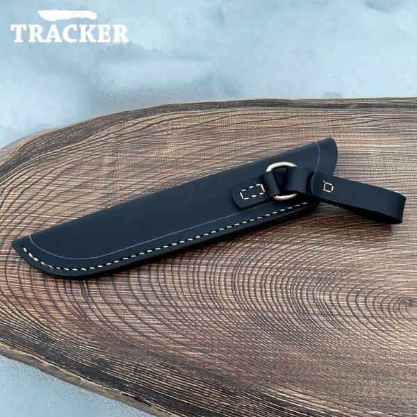 High Carbon Survival Knife | Walnut Handle & Black Sheath