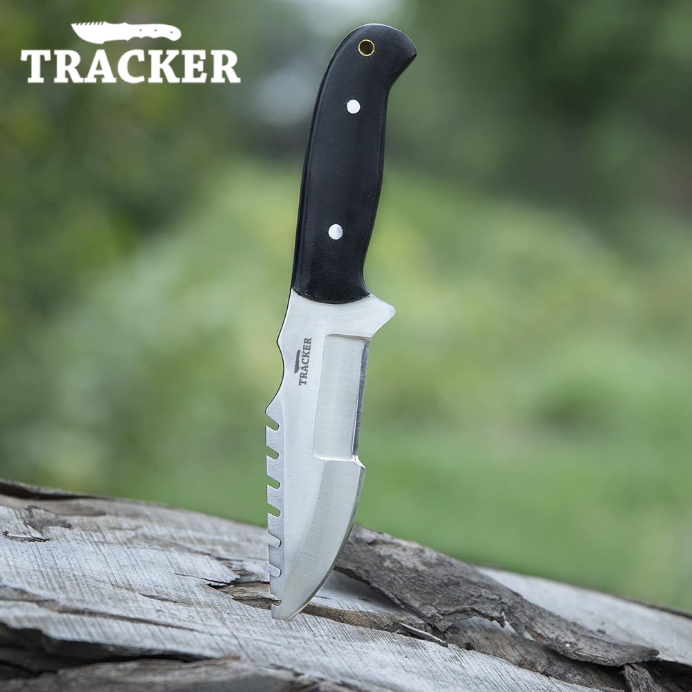 Handmade Tracker Knife D2 Steel Hunting and Tactical Knife