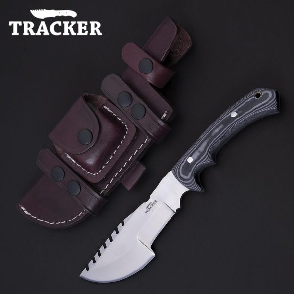 Handmade D2 Tool Steel Tactical Hunting Tracker Knife